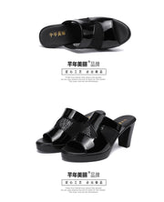 Mesh Summer Heeled Slippers Ladies Shoes for Women Sandals 2023 Peep Toe Outside Women's Rubber Slipper Female Platform Sandals