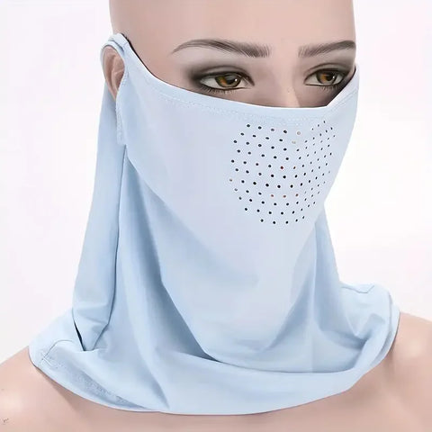 1pc Versatile Ice Soft Face Mask For Women - Suitable For Driving, Fishing, And Mountaineering, UV Protection Neck Scarf, Sun Pr