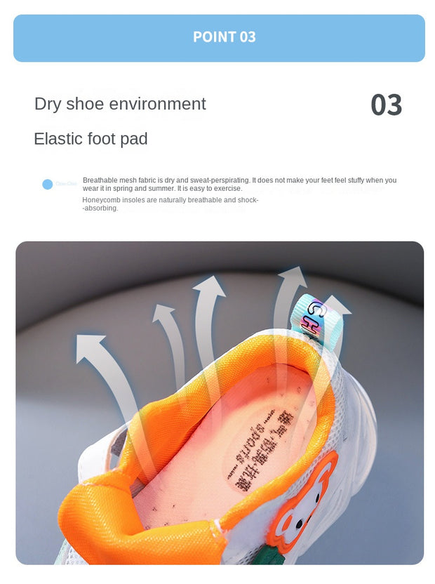 2023 Autumn Luminous Sneakers for Girls Boys Led Light Up Casual Shoes Kids Breathable Mesh Sports Shoes Tenis Infantil Menino
