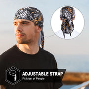 Men Women Quick Dry Cycling Cap Sport Head Scarf Running Riding Bandana Pirate Hat Anti-Sweat Headband Summer Breathable Beanies