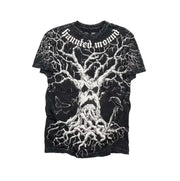 T Shirt Mens New Affliction Harajuku Y2K Hip Hop Water Washed Retro Round Neck Oversized T shirt long sleeve Gothic Couple Tops