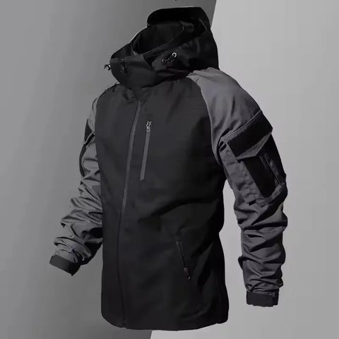 Tactical Waterproof Sets Men Wear Resistant Combat Training Suit Outdoor Multi-pocket Uniform Airsoft Camping Hiking Tracksuit