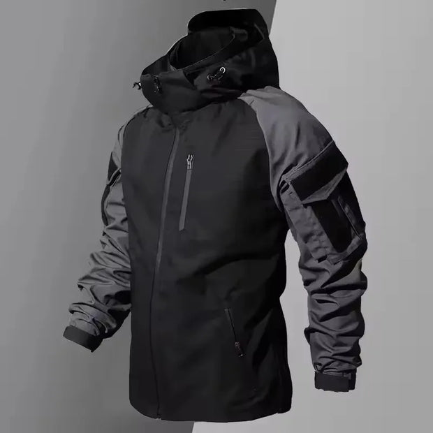 Tactical Waterproof Sets Men Wear Resistant Combat Training Suit Outdoor Multi-pocket Uniform Airsoft Camping Hiking Tracksuit