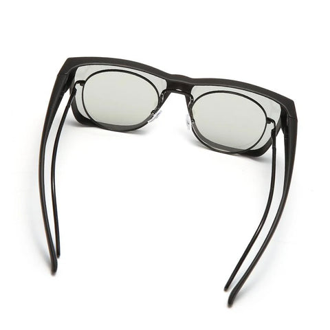 Vintage Polarized Sunglasses Women Men Wear Over Myopia Glasses Photochromic Fishing Cycling Glasses Night Vision Driving Goggle