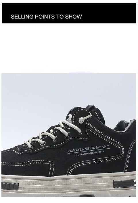 Casual Sneaker for Men Wear-Resistant Fashion Breathable Trendy All-match Comfortable Outdoor Platform Sneakers Spring Main New