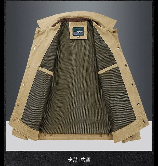 Coat Baseball Jacket Mens Wear Warm Windproof Jacket Male Jackets Simple British Style Mens Cargo New Fashion Bomber Jacket