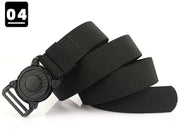 Rotary Quick Release Alloy Buckle Belts for Men Wear-resistant Nylon Tactical Belt Multifunctional Outdoor Belt Hunting