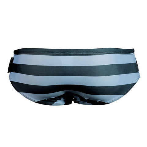 Men Striped Swim Briefs Swimwear Sexy Male Swimming Trunks Beach Short Surfing Summer Swimsuit Bikini Pants Bañador Corto Hombre