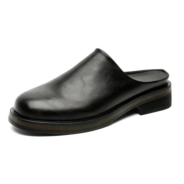 GIOIO New high quality summer men wear shoes fashion half slippers a slip-on
