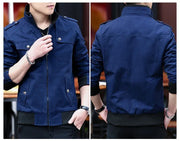mens cargo jackets New Fashion bomber jacket mens wear simple British style Warm Windproof Jacket and coat baseball jacket male