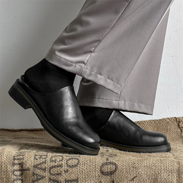 GIOIO New high quality summer men wear shoes fashion half slippers a slip-on