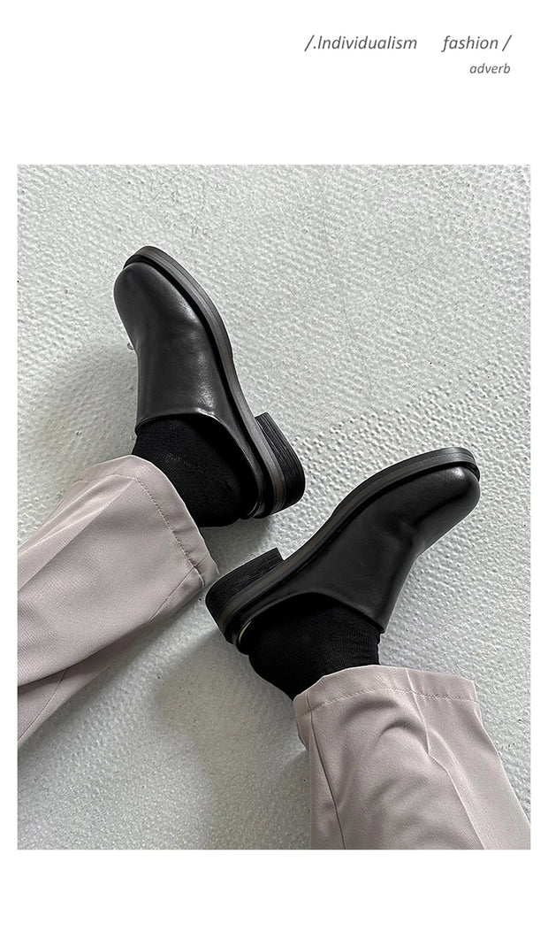 GIOIO New high quality summer men wear shoes fashion half slippers a slip-on