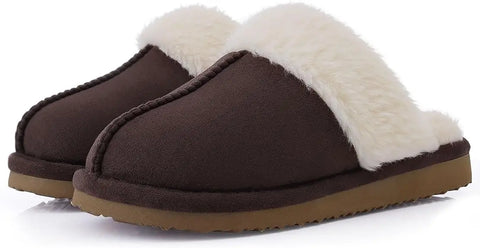 Crestar Women's Fuzzy Memory Foam Slippers Fluffy Winter House Shoes Indoor and Outdoor Lovers Warm Slippers With Good Wrapping