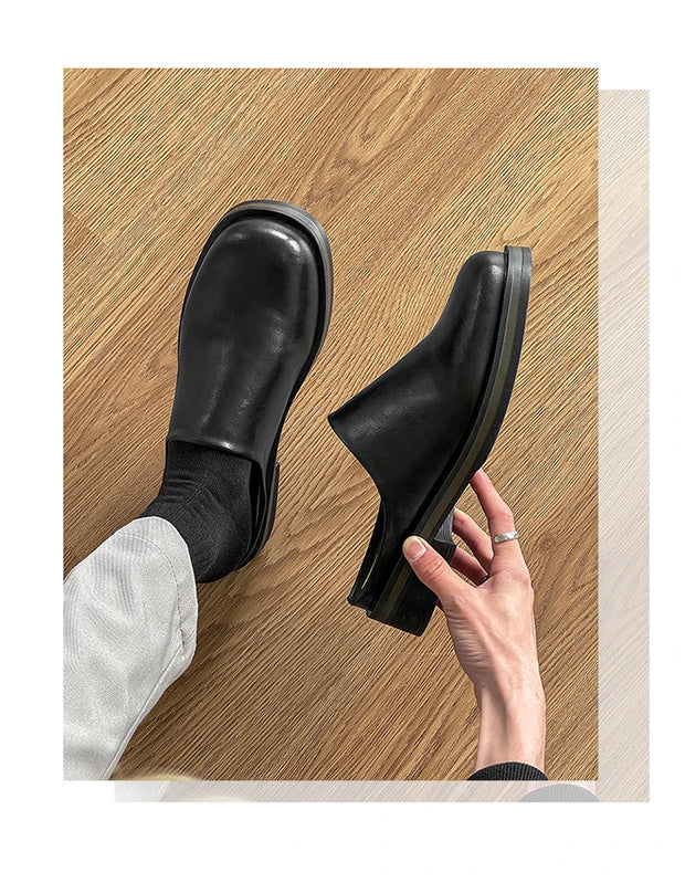 GIOIO New high quality summer men wear shoes fashion half slippers a slip-on