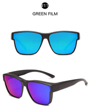 Vintage Polarized Sunglasses Women Men Wear Over Myopia Glasses Photochromic Fishing Cycling Glasses Night Vision Driving Goggle