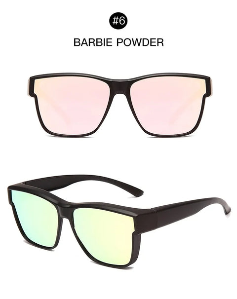 Vintage Polarized Sunglasses Women Men Wear Over Myopia Glasses Photochromic Fishing Cycling Glasses Night Vision Driving Goggle