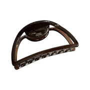 European and American hair accessories hollow acetic acid grip large meatball hair claw