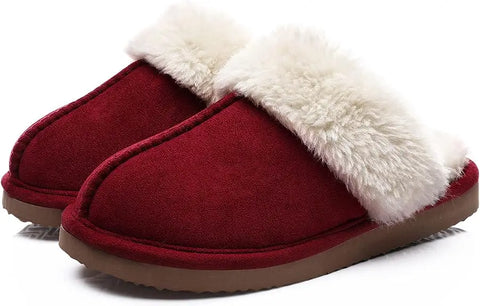 Crestar Women's Fuzzy Memory Foam Slippers Fluffy Winter House Shoes Indoor and Outdoor Lovers Warm Slippers With Good Wrapping