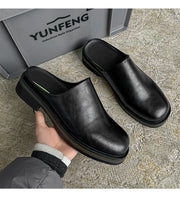 GIOIO New high quality summer men wear shoes fashion half slippers a slip-on