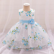 Summer Pink Flower Dress For Girls Kids Clothes Party Wedding Bridesmaid Girl Dresses Birthday Children Clothing Costumes 3 10 Y