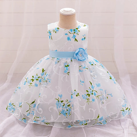 Summer Pink Flower Dress For Girls Kids Clothes Party Wedding Bridesmaid Girl Dresses Birthday Children Clothing Costumes 3 10 Y